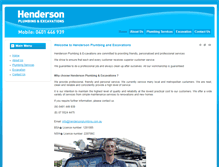 Tablet Screenshot of hendersonplumbing.com.au